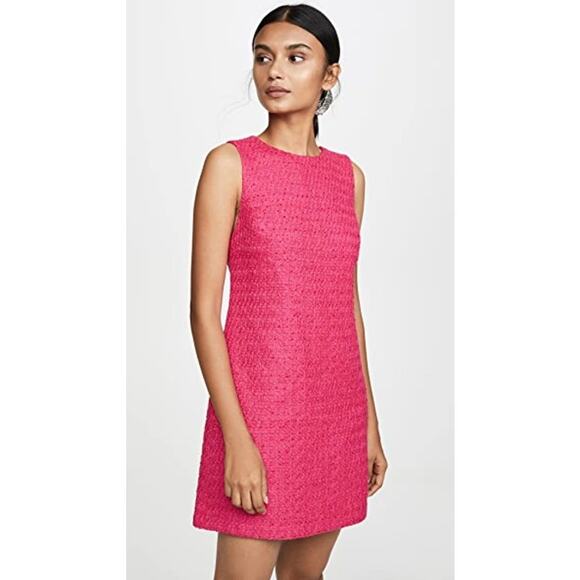 Alice + Olivia Dresses & Skirts - NWT Alice + Olivia Bright Pink Clyde Sleeveless A Line Mini Shift Dress Womens 2